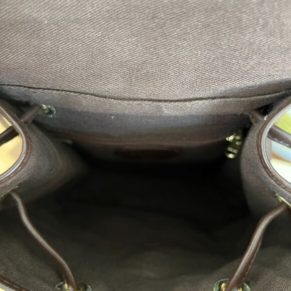 Vintage 90's Greenfield Leather Backpack - Picture 4 of 5